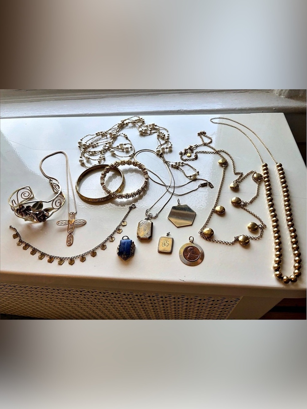 Vintage Gold Filled + Plated Lot of Marked Jewelry - Krementz + More